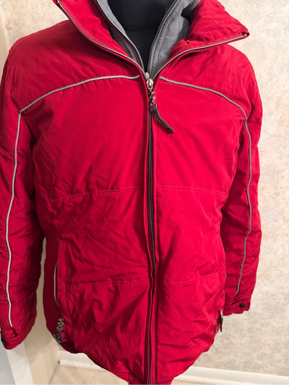 Zero XPosur men’s Red Puffer Jacket - Unbranded